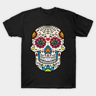 Sugar Skull Illustration T-Shirt